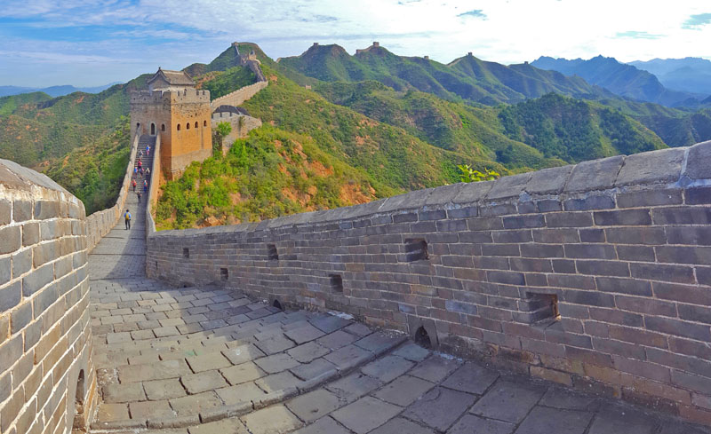 Jinshanling, Kinesiske Mur nordøst for Beijing, Kina d. 18september 2018. Fotograf: Hanne Christensen
