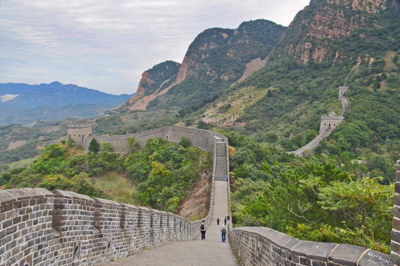 Huangyaguan, Kinesiske Mur nordøst for Beijing, Kina d. 19 september 2018. Fotograf: Hanne Christensen