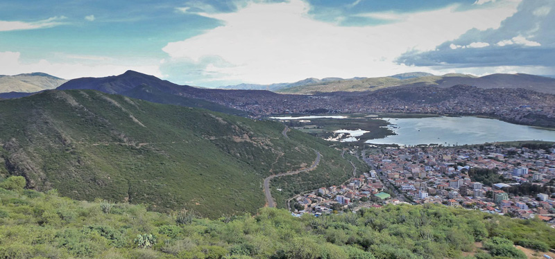 View from El teleférico. Cochabamba, Cercado Province, Bolivia january 15, 2019. Photographer; Kirsten Matthiesen