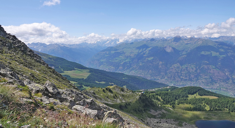 Lago di Chamol 2300-2500 m., Pila, Aosta, Italien d. 28 juli 2021. Fotograf; Emil Bjerregrd