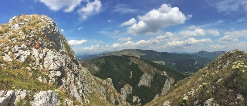 Vârful Arjana 1400 m., Retezat Mountains, Cara?-Severin, Rumænien d. 4 august 2021. Fotograf; Emil Bjerregård