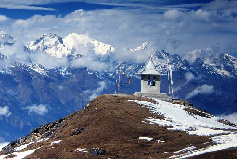 Goseikund. Langtang, Nepal i 4300 m. November 1995. Fotograf: Lars Andersen