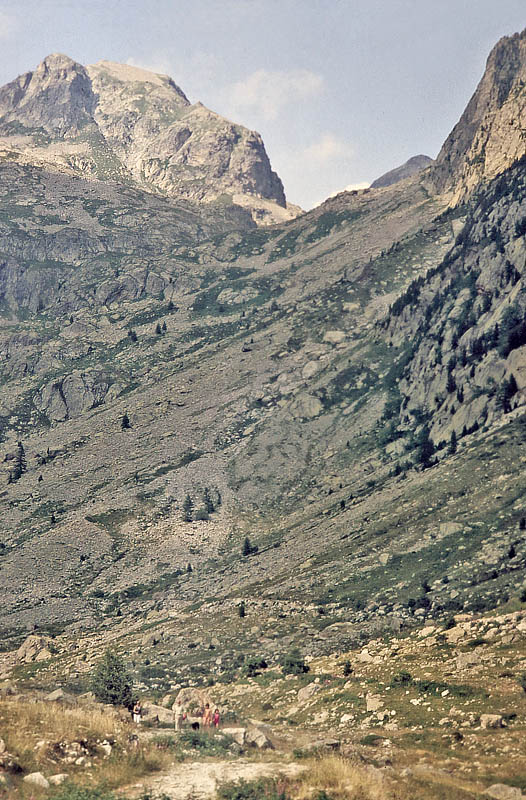 La Gordolasque-Vallon des Verrairiers, Alps Maritime, sydøstlige Frankrig Primo august 1988. Fotograf; Lars Andersen