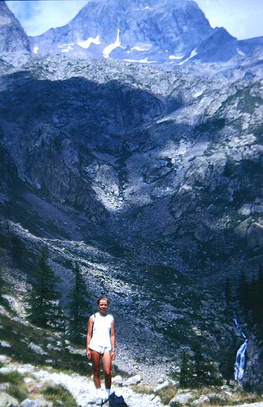 La Madonna de fenestre 1900 m.h. Alps maritime,Sydfrankrig. Juli 1988. Fotograf: Lars Andersen