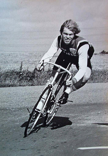 Lars Andersen dyrkede cykling i en del år på motionsplan, var i 1977 til 78 medlem af Lyngby Cykelklub, hvor jeg i en sæson kørte i c-klassen. August 1980. Fotograf; Vagn W. Sørensen