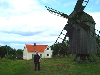 Vickleby, Alvaret, land, Sverige. 16 juli 2004