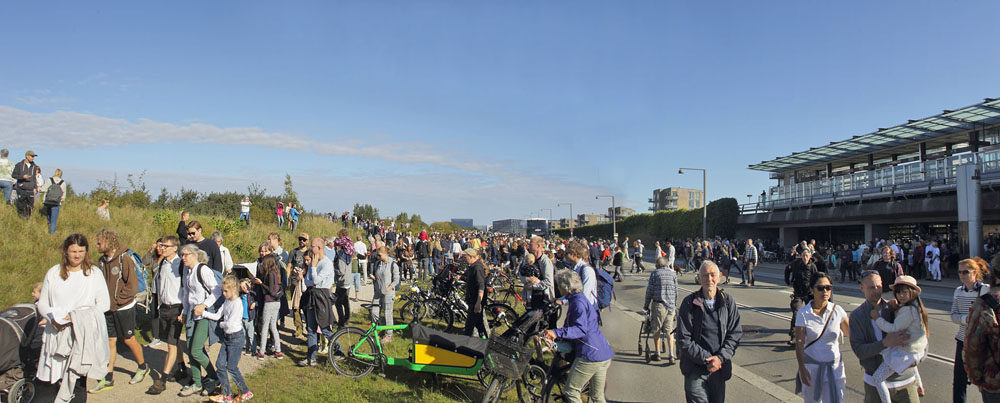 "Demo" på Amager Fælled d. 18 september 2016. Fotograf; Lars Andersen
